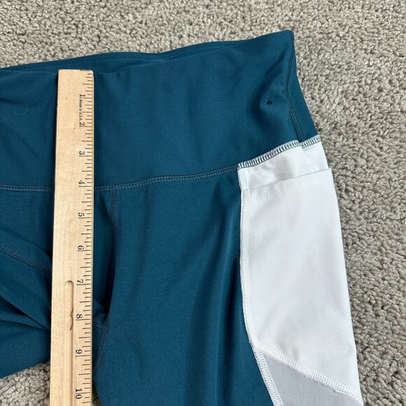 Avia Leggings Womes Small Blue White Pullon Ankle Crop Yoga Ladies 24x24 - Picture 7 of 14